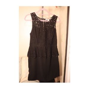Forever 21 black lace dress